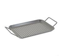 Alternative au panier de barbecue en acier inoxydable - Plateau à rôtir anti-adhésif pour une cuisson uniforme sur une grille de camping en plein air