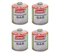 ALTIGASI Lot de 4 Bouteilles de gaz Coleman C500 Performance à Filetage avec 440 g de gaz