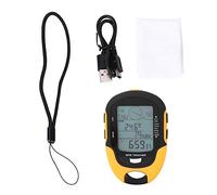 Altimètre Barométrique Numérique Multifonctionnel Compas Prévisions Météo GPS Récepteur de Navigation Thermomètre Hygromètre Baromètre, avec Torche