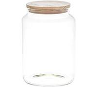 Bocal de Conservation 2,4L en Verre Couvercle Bois - BOSQ