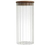 ALTOBUY Bocal de conservation TOREK 110 ouchon acacia - Transparent Transparent