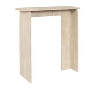 AltoBuy Console Plateau et piétements en MDF Aspect travertin - VERTINA