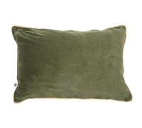 Coussin Déhoussable 40x60cm Velours de Coton Coloris Thym - HARRIS - ALTOBUY