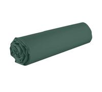 Drap housse 140x190 bonnet 35cm 100% coton canard - VITALIA - ALTOBUY Vert