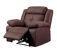 AltoBuy FABARES - Fauteuil Relax Manuel Chocolat
