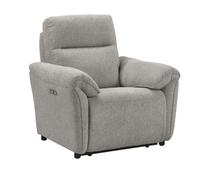 AltoBuy Fauteuil électrique Relax zéro Gravity Tissu Gris chiné - BALCO