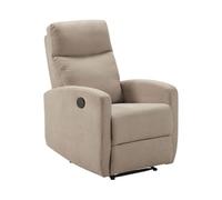 AltoBuy Fauteuil Relax électrique Tissu Waterproof Beige - MERIAL