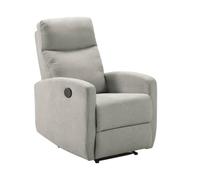 AltoBuy Fauteuil Relax électrique Tissu Waterproof Gris Clair - MERIAL