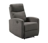 AltoBuy Fauteuil Relax électrique Tissu Waterproof Gris foncé - MERIAL