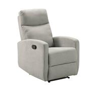 AltoBuy Fauteuil Relax Manuel Tissu Waterproof Gris Clair - MERIAL