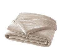 AltoBuy Harris - Chemin de Lit 90x200cm Velours de Coton Coloris Pampa