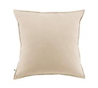 AltoBuy Hedda - Taie d'oreiller 63x63cm Flanelle de Coton Coloris Sable