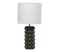 AltoBuy Lampe à Poser en céramique Relief Vert forêt (H41cm)