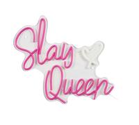 Lampe led effet néon mural slay queen sur port USB - -