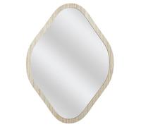 AltoBuy Miroir déco Losange 60 cm avec Contour en Bois