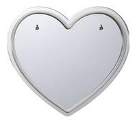 ALTOBUY Miroir lumineux cœur rouge style néon avec port USB Rouge