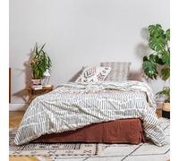 AltoBuy MUNDA - Parure de Lit Coton Motifs Ethniques Housse de Couette 240x220cm + 2 Taies d'oreiller