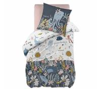 AltoBuy Nemo - Parure de Lit Imprimé Océan Housse de Couette 140x200cm + 1 Taie d'oreiller