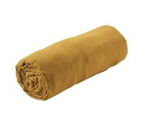 AltoBuy OUREA - Drap Housse 160x200cm Gaze de Coton Safran