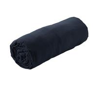 Drap Housse 180x200cm Gaze de Coton Minuit - OUREA - ALTOBUY Bleu G