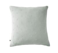 AltoBuy OUREA Motif - Taie d'oreiller 60x60cm Gaze de Coton Eucalyptus à Fleurs Ajourées