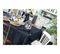 AltoBuy OUREA - Nappe Rectangulaire 150x350cm Gaze de Coton Minuit