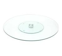 Plateau Tournant en Verre Transparent Ø45cm - KARL