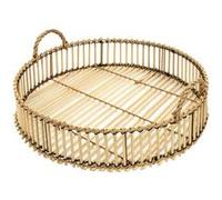 Plateau Tressé Bambou Ø40cm