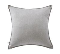AltoBuy Primrose - Coussin 60x60 Déhoussable Tissu Déperlant Gris Galet