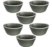 ALTOBUY Set de 6 bols MAKA en céramique vert Ø15cm Vert