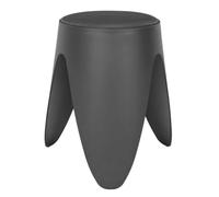 Tabouret Gris Tulipe en Polypropylène Empilable Ø46 cm - QARIS - ALTOBUY Gris G