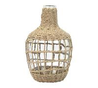 AltoBuy Vase Dame Jeanne en Verre et Corde Tressée - SYLLA