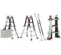 Altrex 503734 Varitrex Tele PRO+ Échelle Télescopique Pliante - Hauteur De Travail Max. 4,9m - 4x4 Échelons