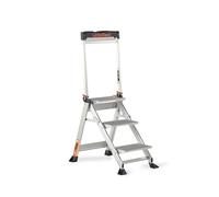 Altrex Jumbo Step 3 Marches - Simple - Aluminium - 3 Marches - Avec Barre D'appui - Hauteur De Travail Max. 2,66 M