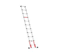 Altrex TL Smart Up Go Échelle Télescopique - Aluminium - 1 X 11 Marches - Hauteur De Travail Max. 4,2 M - Avec Barre De Stabilité