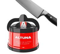 Altuna - Aiguiseur de Couteaux - Modèle 8150 - Aiguisage spécial de Couteaux - Plaques en carbure de tungstène - Système de Ventouse Professionnel - Durabilité et résistance