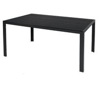 Alu Nonwood Gartentisch Esstisch Outdoortisch anthrazit 180x90cm