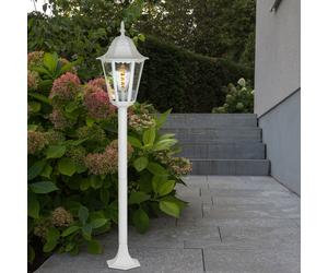 ALU stand lampadaire allée de jardin éclairage extérieur lanterne lampe de terrasse blanc