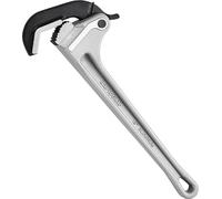 Aluminium Clé à tube droite 457mm Réglage automatique de la mâchoire 60CRV Mâchoire robuste Clé à tube pour montage et réparation