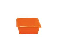 ALUMINIUM ET PLASTIQ Cuvette Carrée 32Cm 8.5L Orange