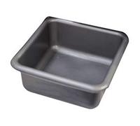 ALUMINIUM ET PLASTIQ Cuvette Carrée 38Cm 15 L Silver