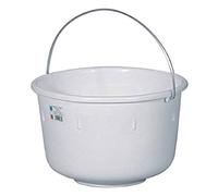 ALUMINIUM ET PLASTIQ Seau Bas 15l d35 Blanc Alimentaire