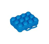 Boîte à oeufs - ALUMINIUM ET PLASTIQUE - 12 cases - Bleu - Rectangulaire - Pour enfants