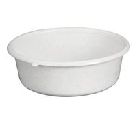 Aluminium et Plastique Cuvette ronde Ø28 x 10 cm, 4 L Gris moucheté