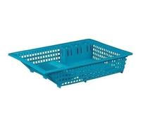 ALUMINIUM ET PLASTIQUE Egouttoir 18 couverts sans plateau bleu Green Line