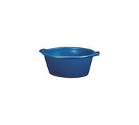 Aluminium et Plastique RIVBQOV Baquet Ovale Plastique Bleu 45 L