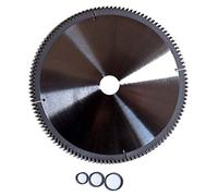 Aluminium Lame de scie circulaire Lame de scie DM 250 mm alésage 30 mm (25,4 20) avec 120 denture plate trapèze négative