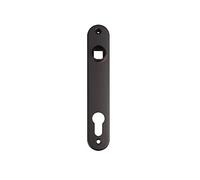 Aluminium-Langschild pour Locinox-Einsteckschlösser en Noir RAL9005 3020-HYB-ALU