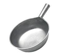 Aluminium Pelle Court à Rétro à Manche Eau en Cuisine | Multi-usage, Compacte et Légère, Argentée, pour Jardin et Maison, Fond à Motif Aléatoire Plusieurs styles