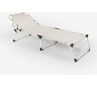 Aluminium pliable Garten Strand Chaise longue Seychelles - Gris